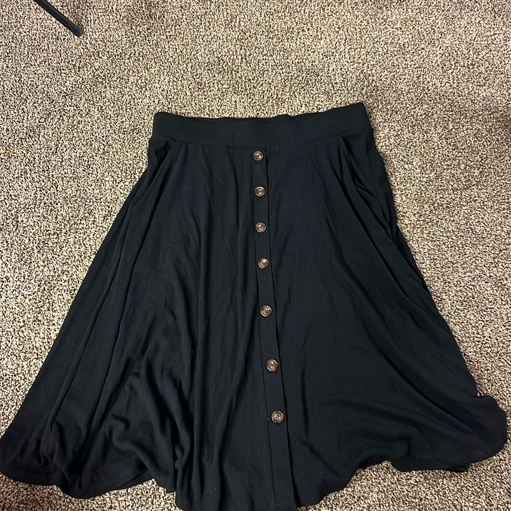 TORRID ribbed midi skirt